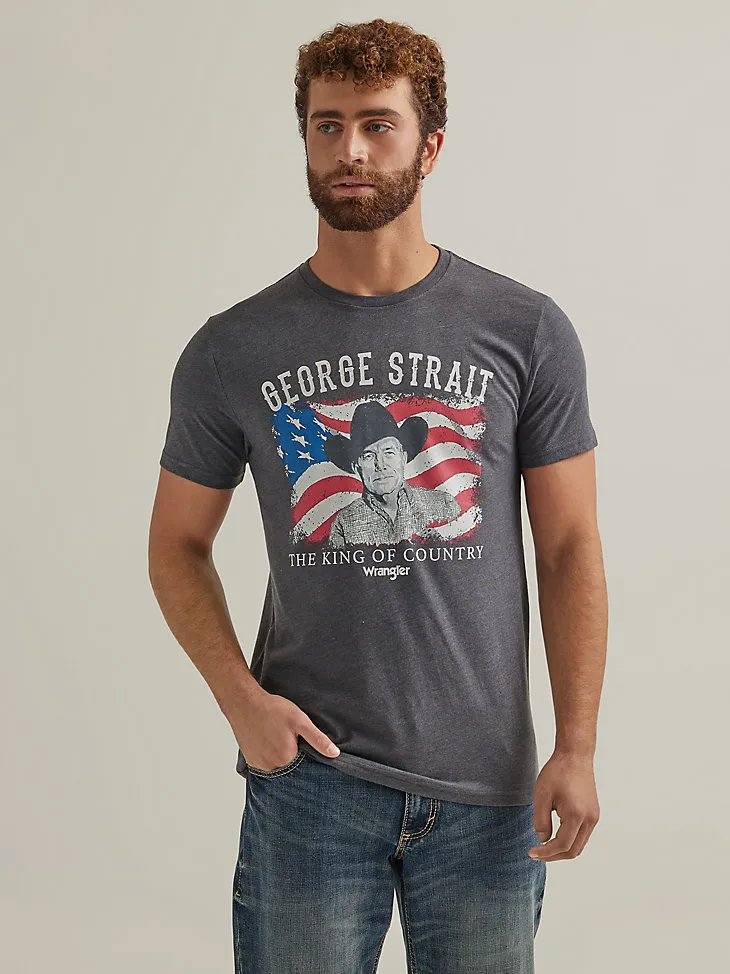 MEN'S GEORGE STRAIT SHORT SLEEVE GRAPHIC T-SHIRT IN PORT