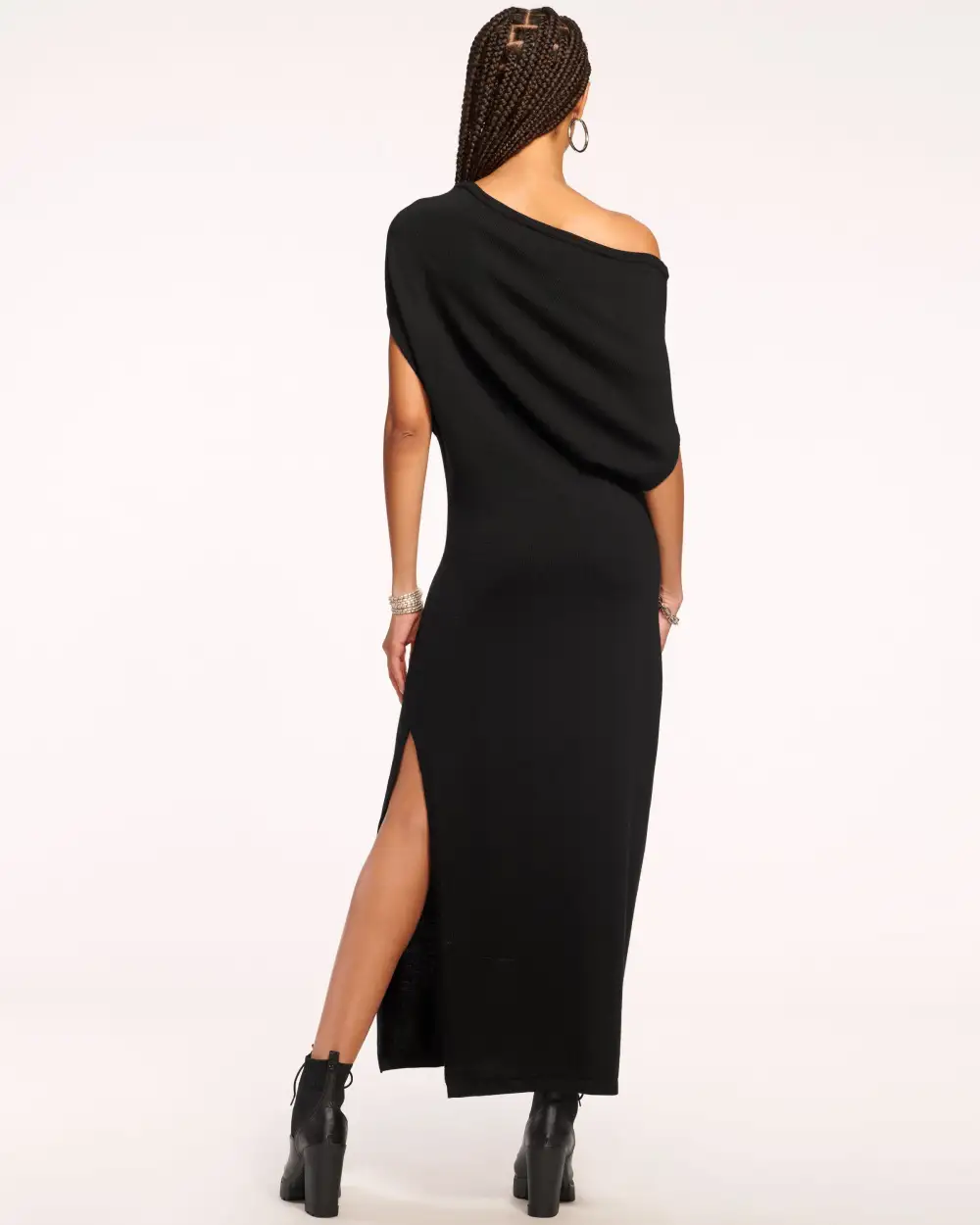 Chet Wool Off-The-Shoulder Sweater Dress