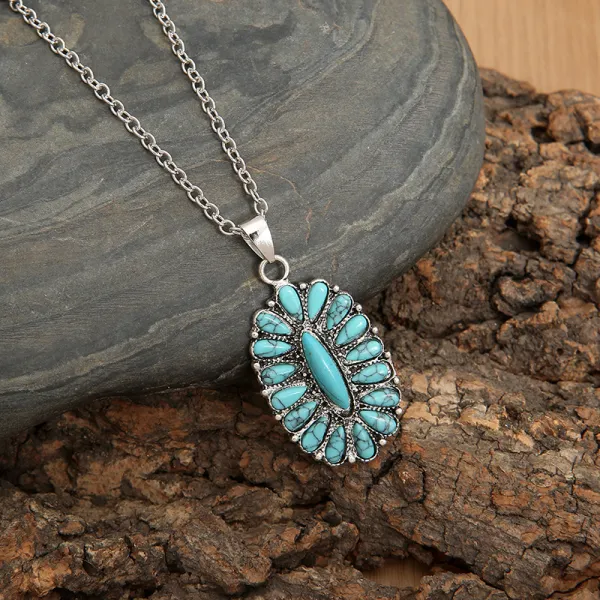 Vintage Western Turquoise Necklace