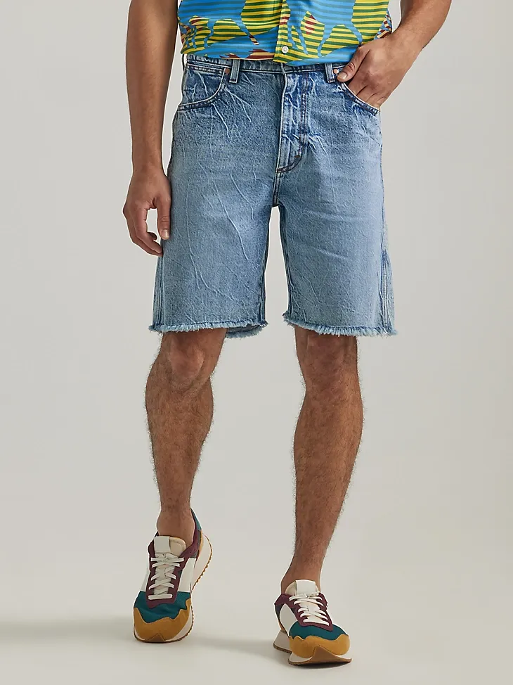 MEN'S LOOSE FIT DENIM SHORT IN BODARK