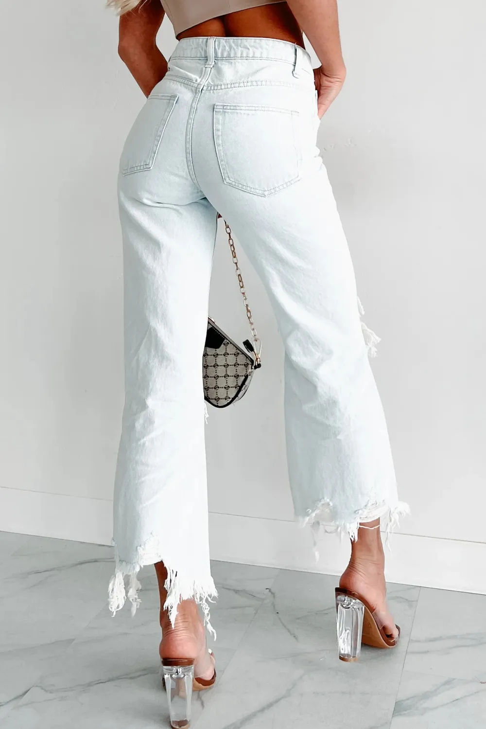 High Rise Crop Flare Vervet Jeans