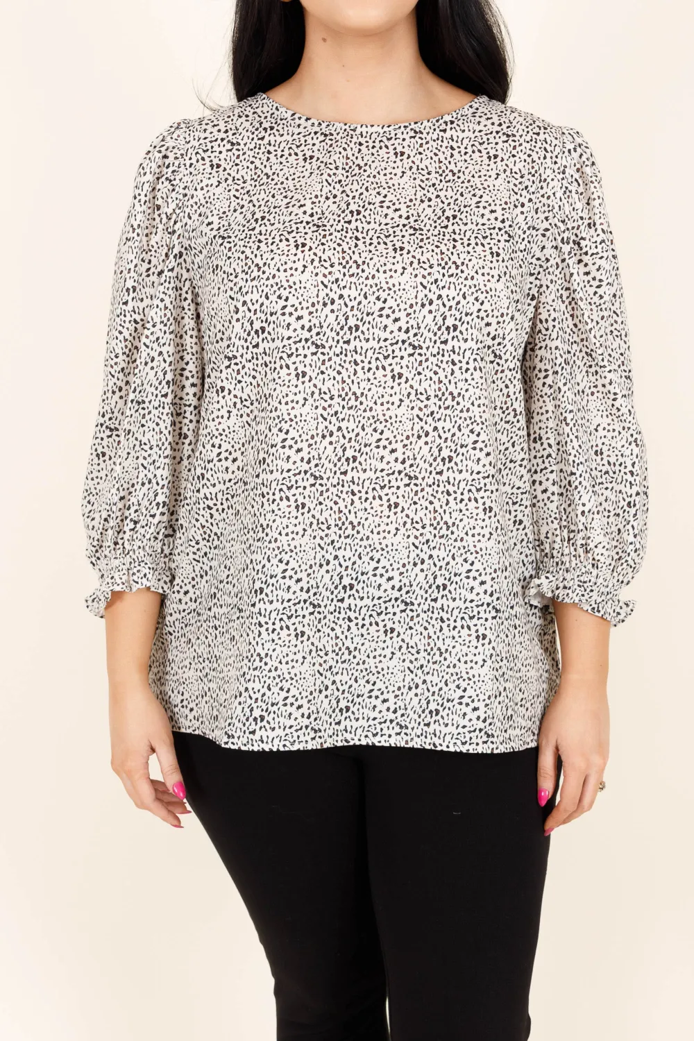 Staple Style Top, Beige