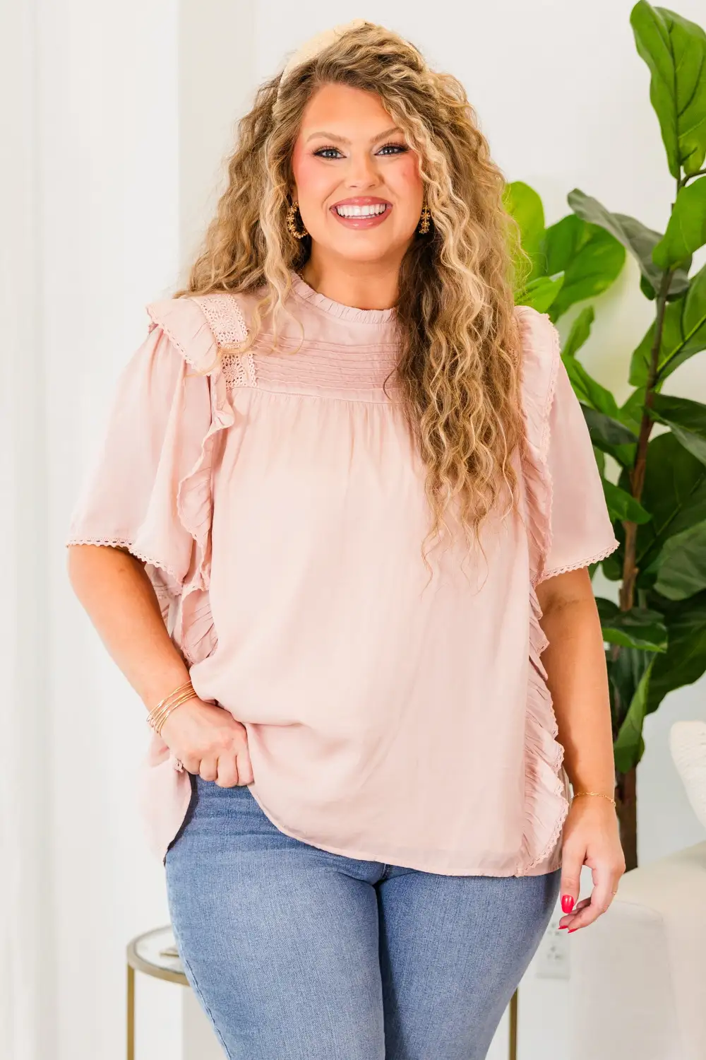 Bubble Dreams Top, Taupe