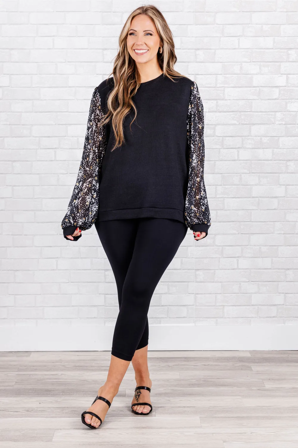 The Radiant Babe Top, Black