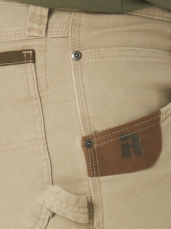 WRANGLER® RIGGS WORKWEAR® STRETCH RANGER CARGO SHORT IN DARK KHAKI