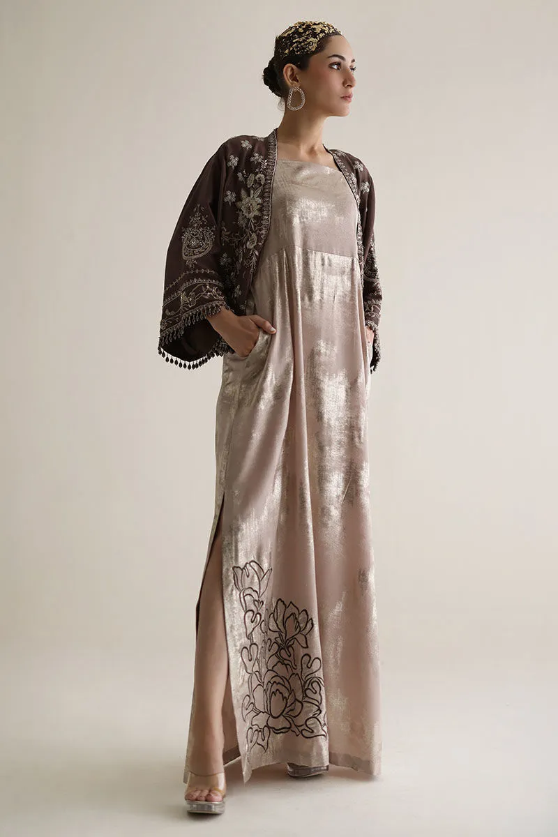 Embellished Kaftan Jacket ensemble