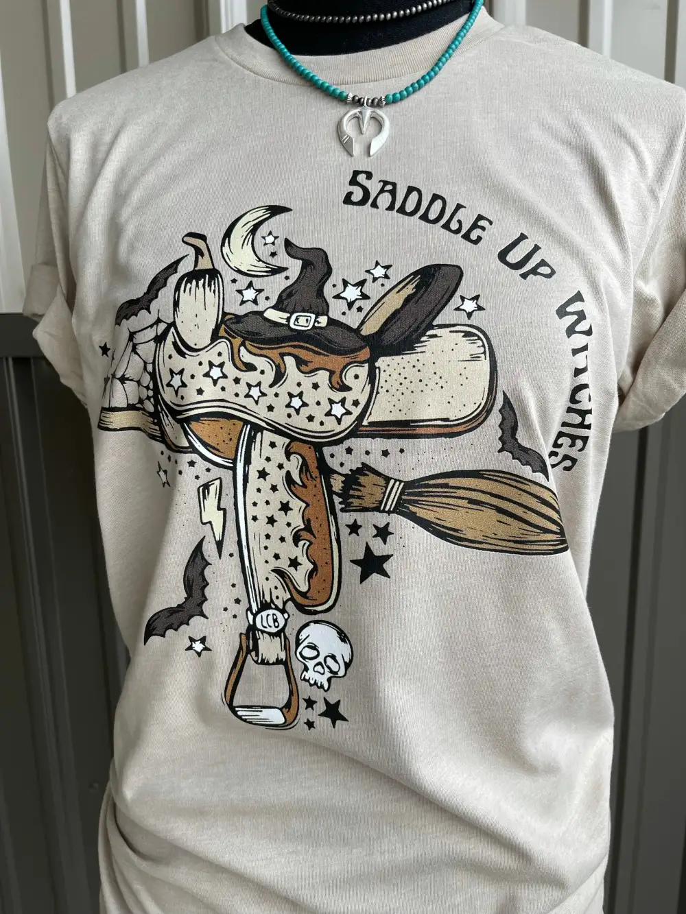 Saddle Up Witches Color Tee