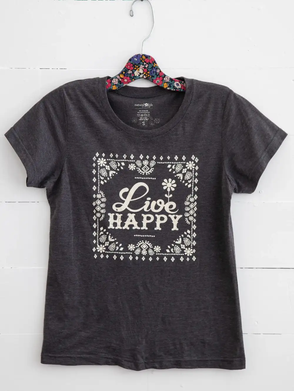 Perfect Fit Tee Shirt - Live Happy