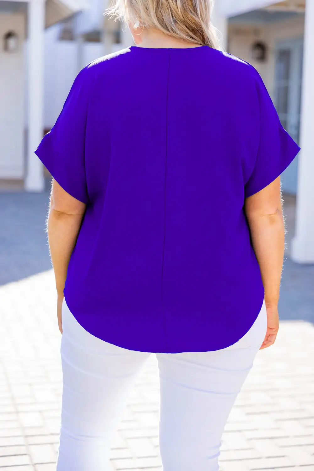 New Point Of View Top, Royal Blue