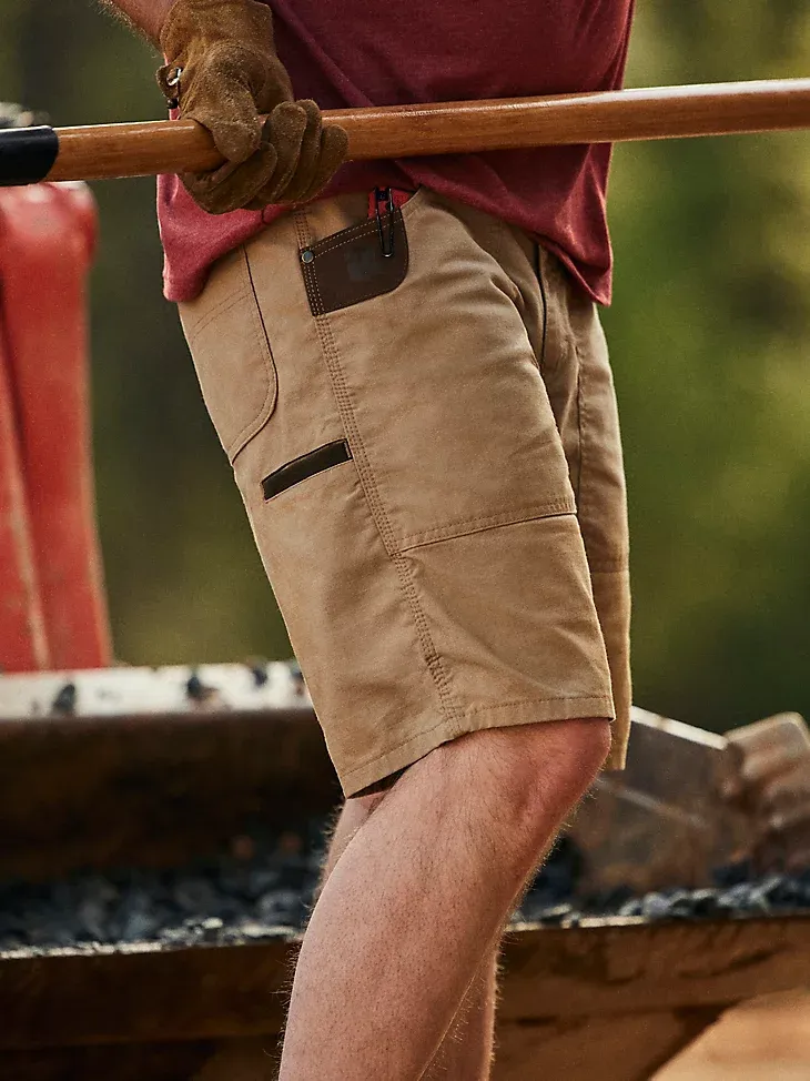 WRANGLER® RIGGS WORKWEAR® REGULAR FIT WORK SHORT IN GOLDEN KHAKI