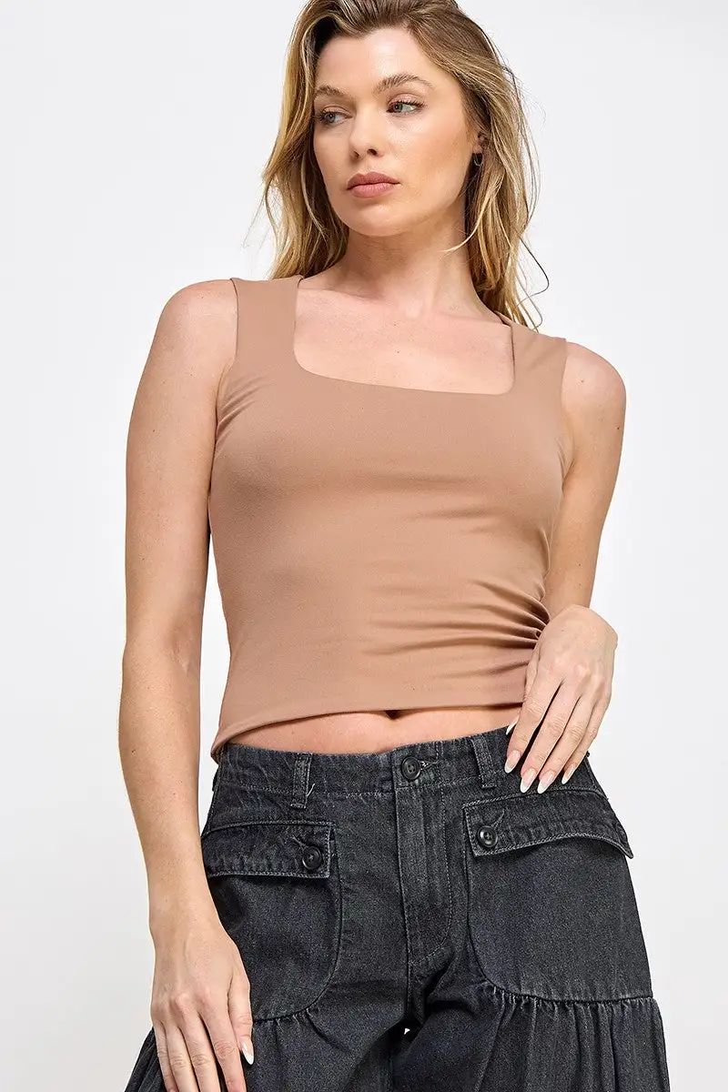 Square Neckline Top