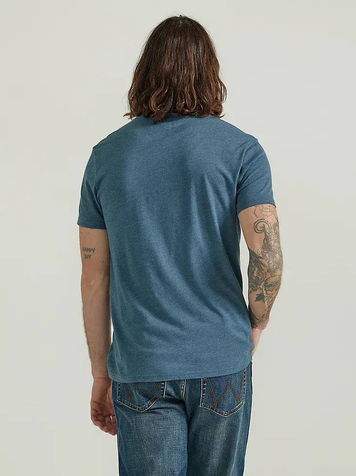 MEN'S COWBOY T-SHIRT IN MIDNIGHT NAVY