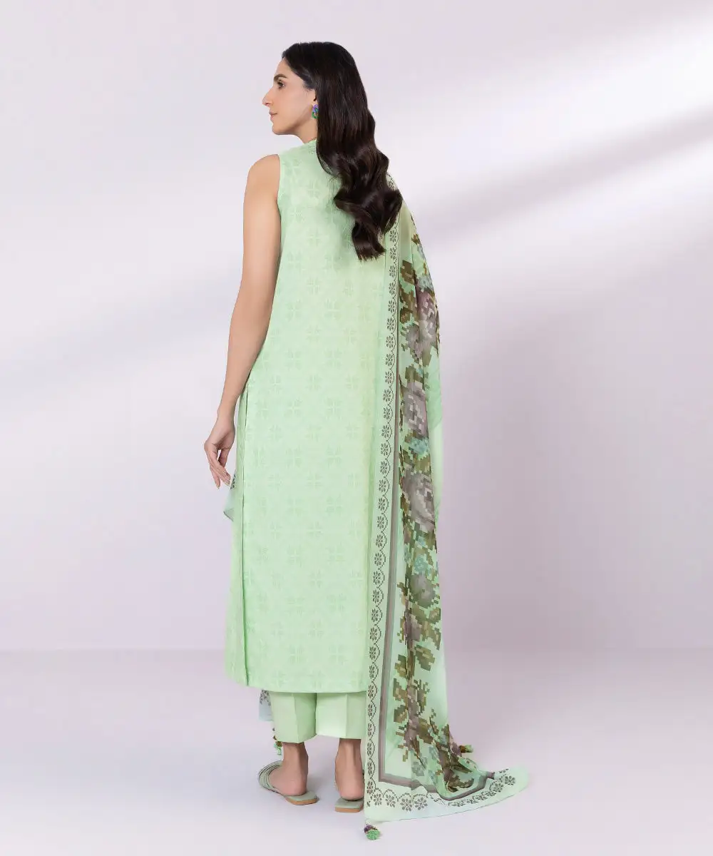 3 Piece - Printed Lawn Suit