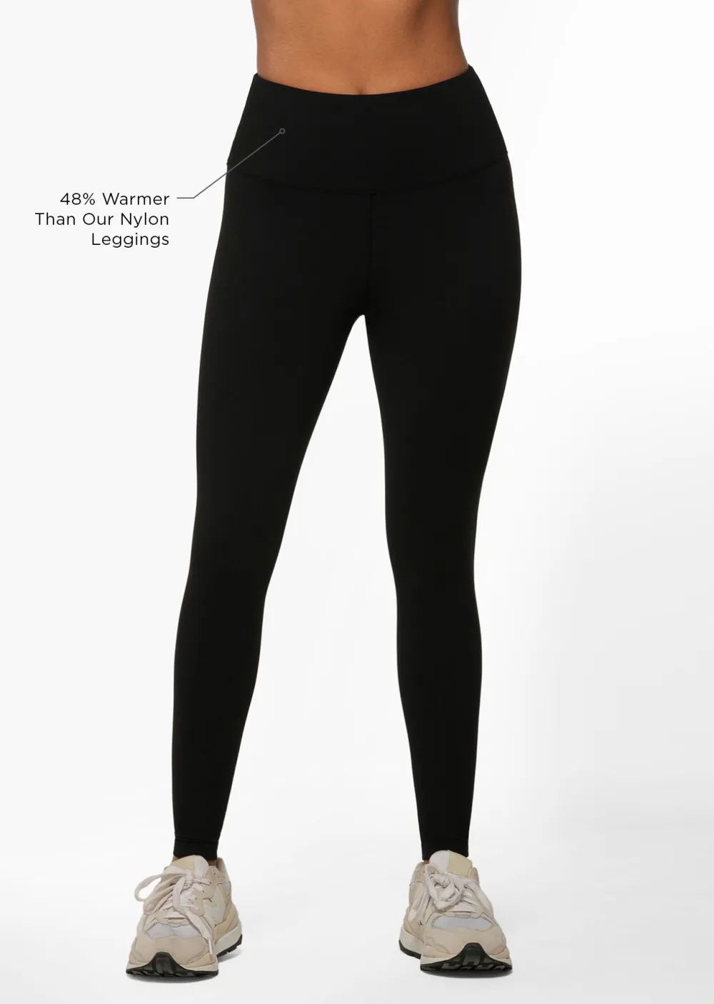 All Day Lotus Thermal No Chafe Full Length Leggings