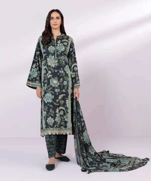 3 Piece - Printed Lawn Suit