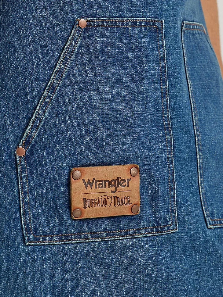 WRANGLER X BUFFALO TRACE™ DISTILLERS APRON IN OAK INDIGO