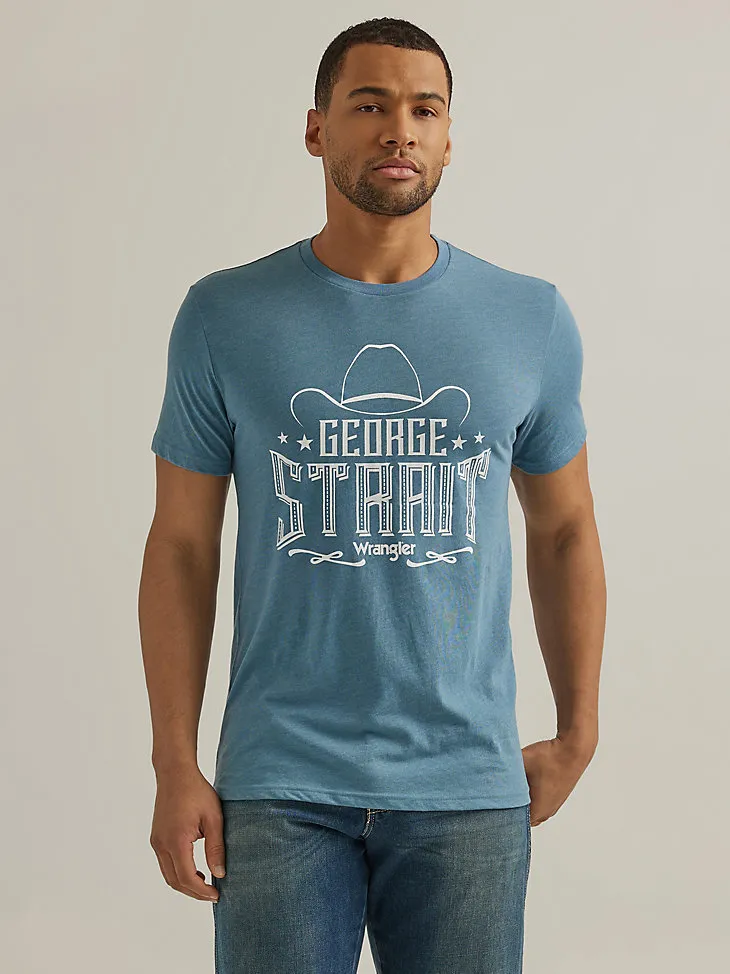 MEN'S GEORGE STRAIT SHORT SLEEVE GRAPHIC T-SHIRT IN PORT