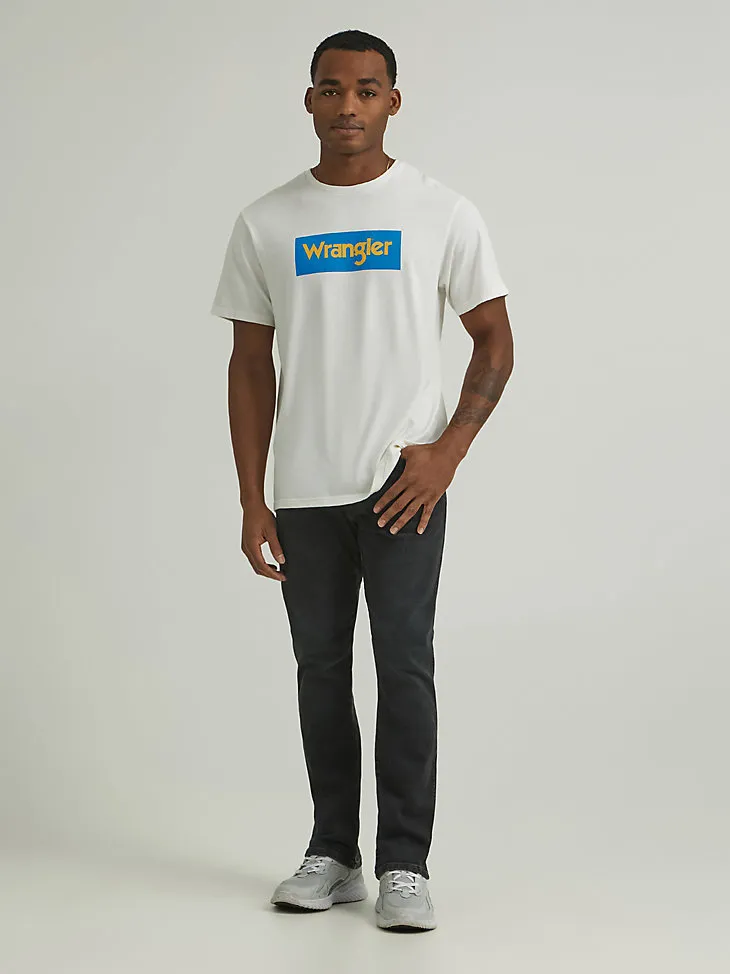 MEN'S BOX LOGO T-SHIRT IN MARSHMALLOW