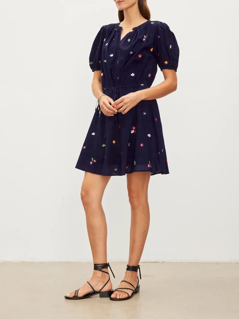 Cleo Embroidered Boho Dress