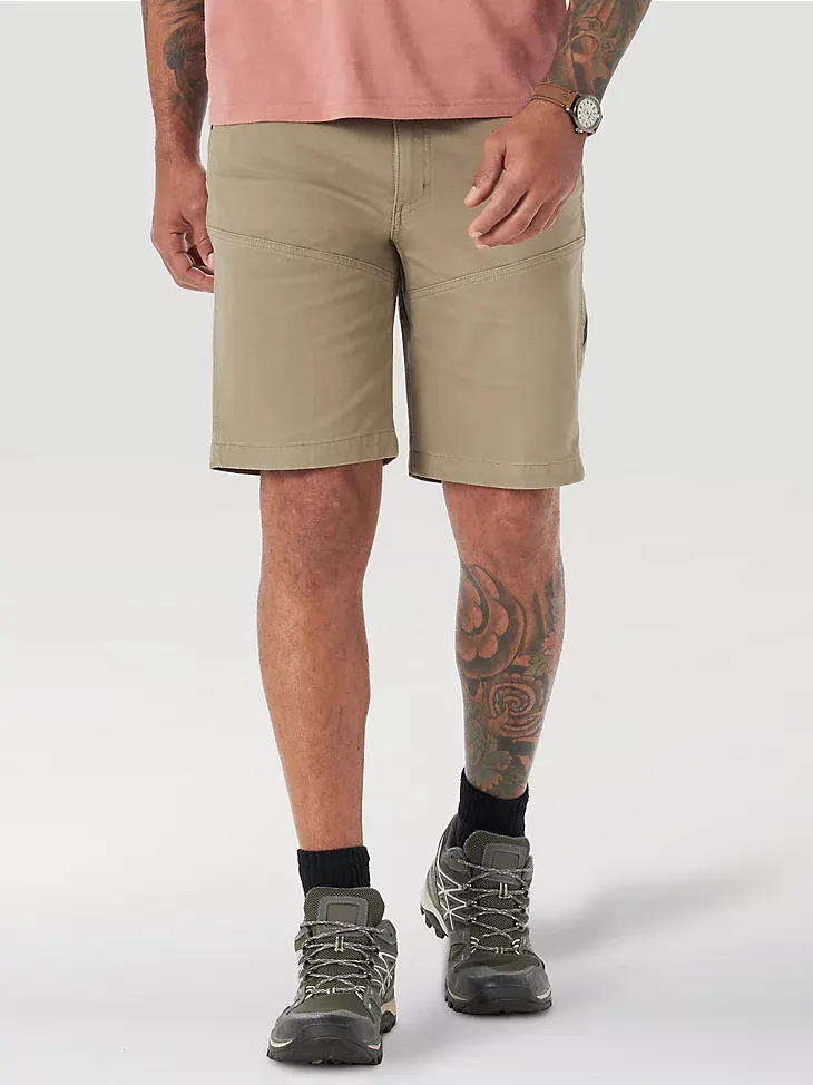 ATG BY WRANGLER™ MEN'S REINFORCED UTILITY SHORT IN COPPER BROWN