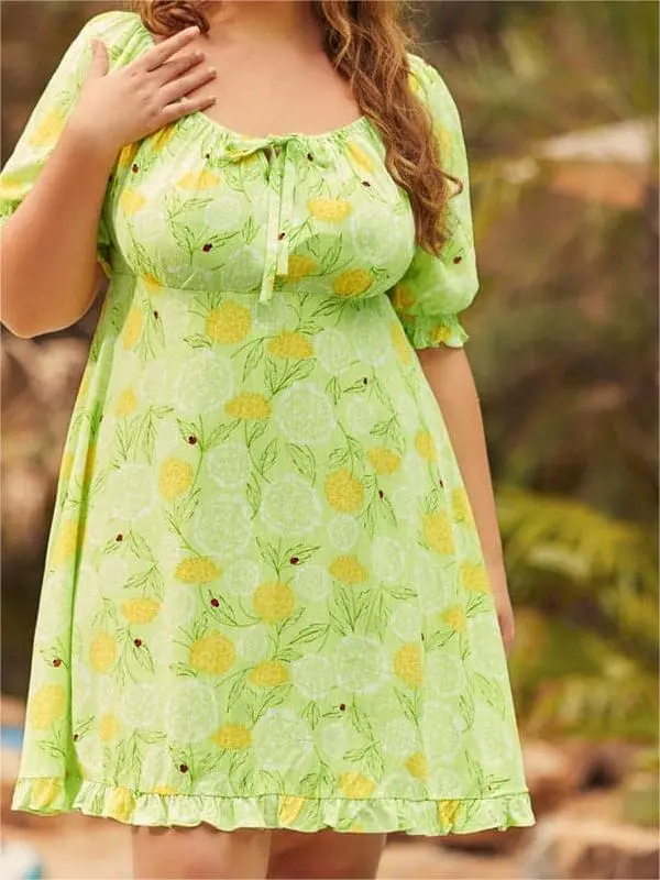 Picnic in Paradise Babydoll Dress