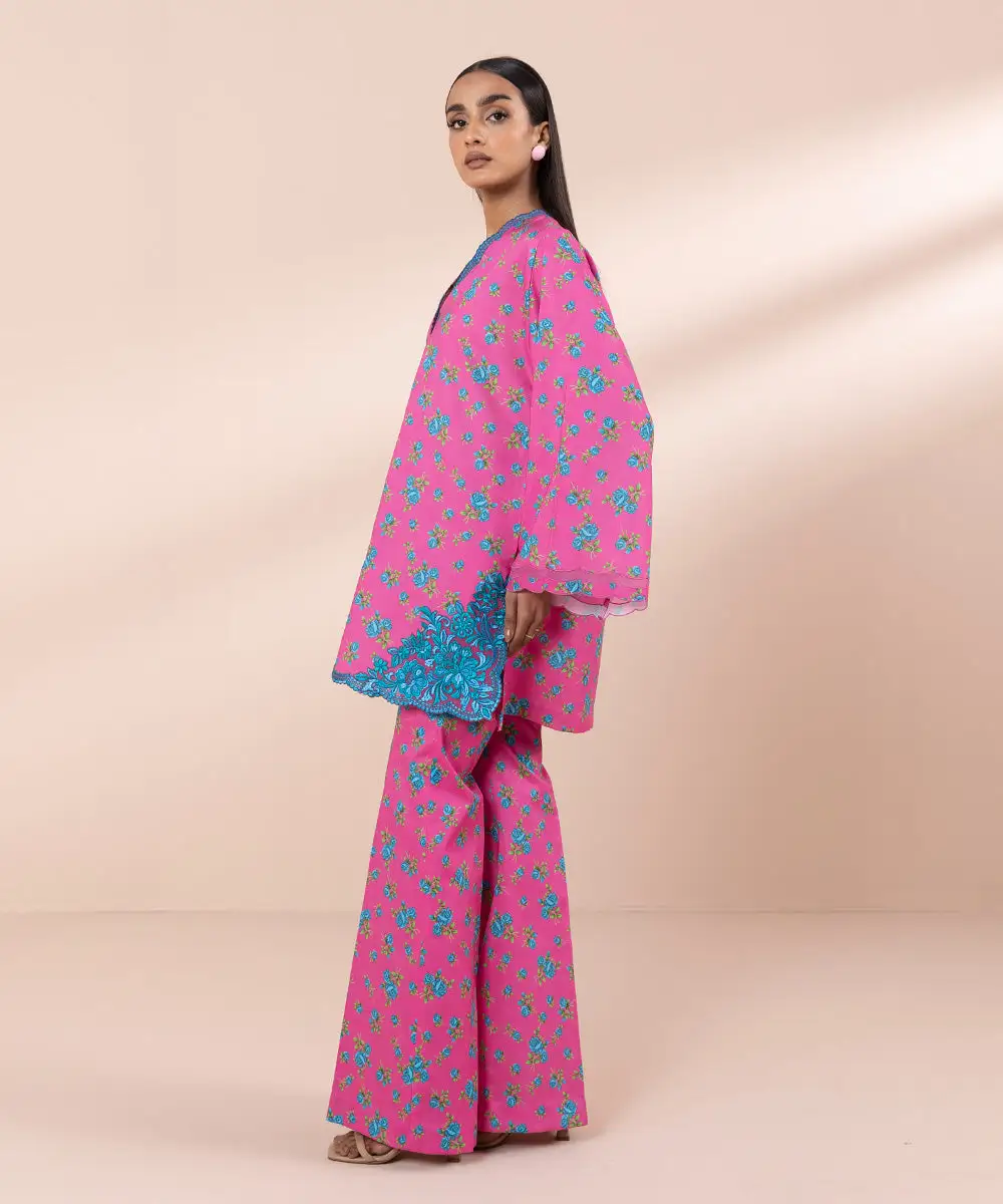 2 Piece - Embroidered Lawn Suit