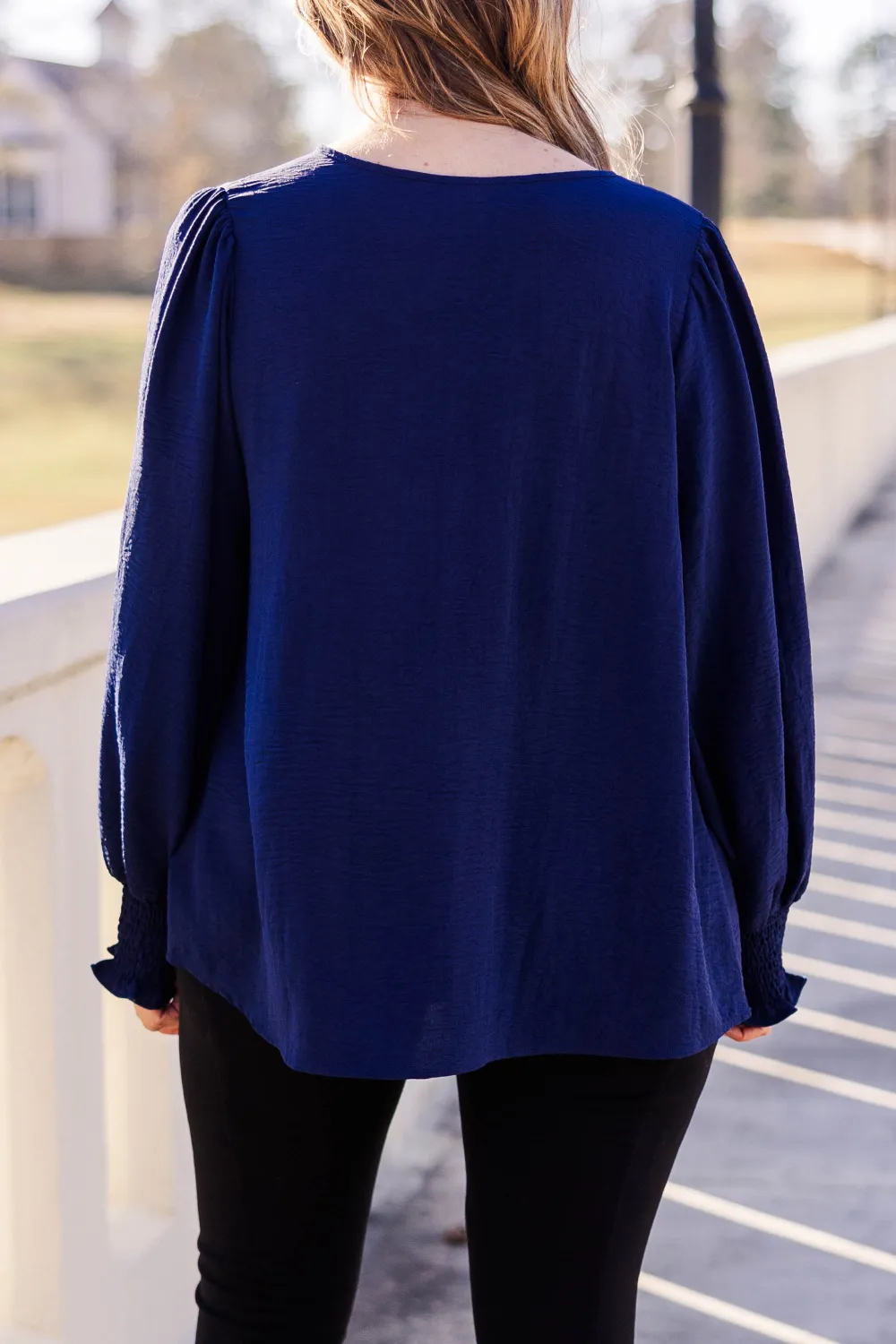 Runaway Rogue Top, Navy