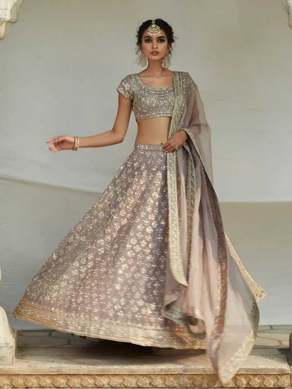 CHOLI W/ GHAGRA & DUPATTA