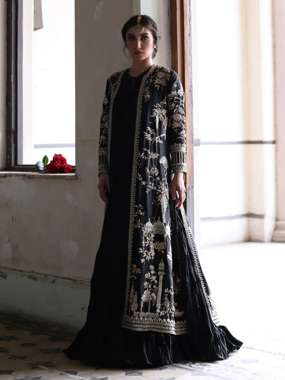 BORGIA COAT W/ ANARKALI