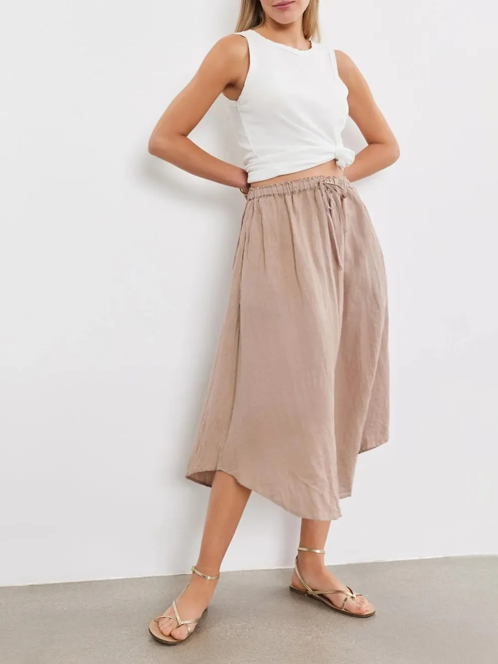 Nemy Linen Skirt