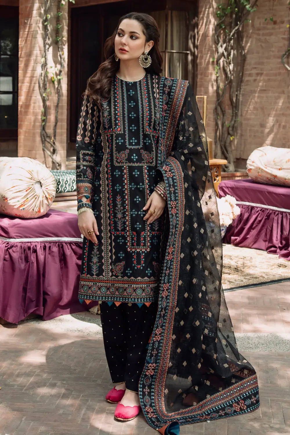 Shafaq Embroidered Lawn