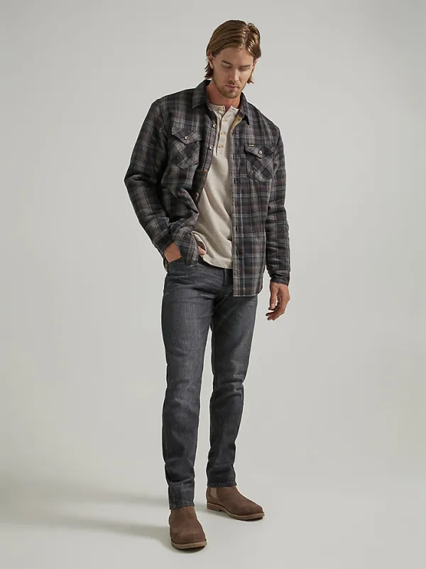 MEN'S TAPERED REGULAR FIT JEAN IN GREY WASH