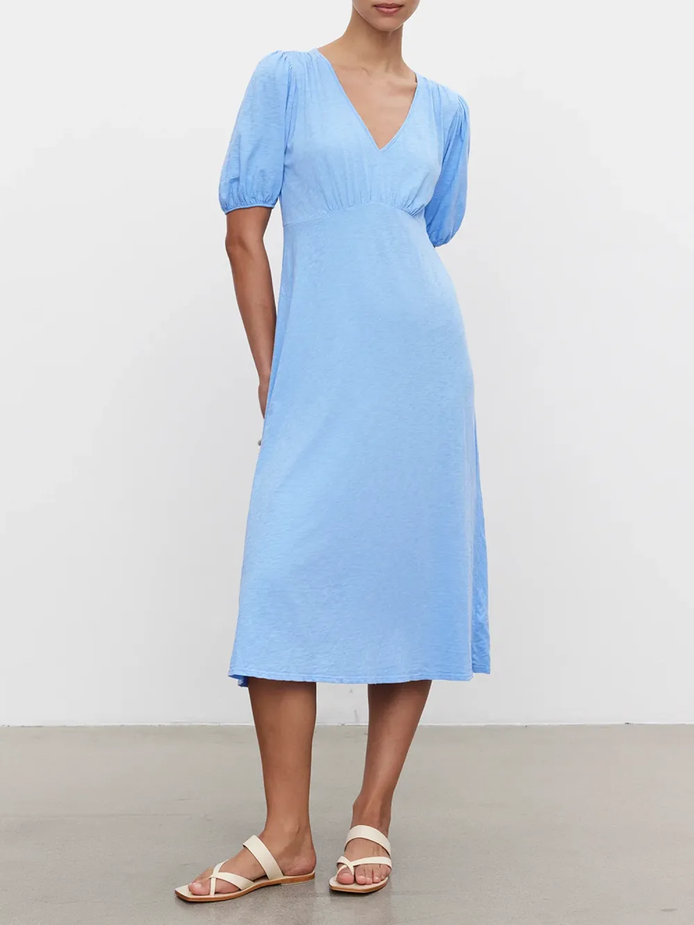 Parker Cotton Slub Midi Dress