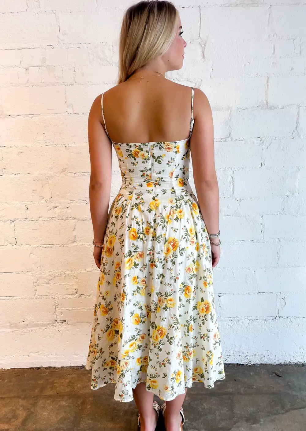 Lemon Tart Midi Dress