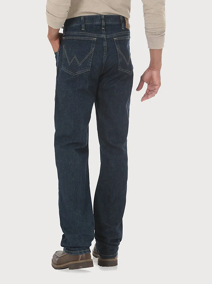 WRANGLER RUGGED WEAR® PERFORMANCE SERIES REGULAR FIT JEAN IN MID INDIGO