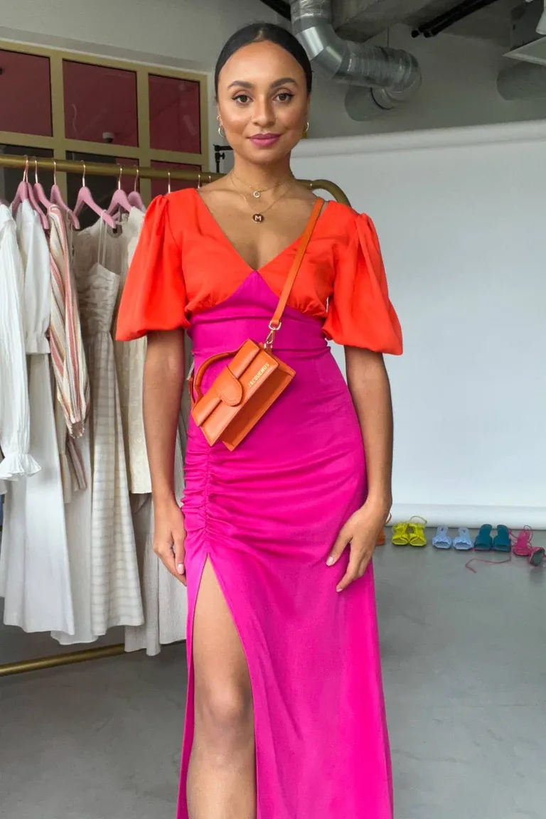 Sukienka Shaina Pink-Orange LAURELLA