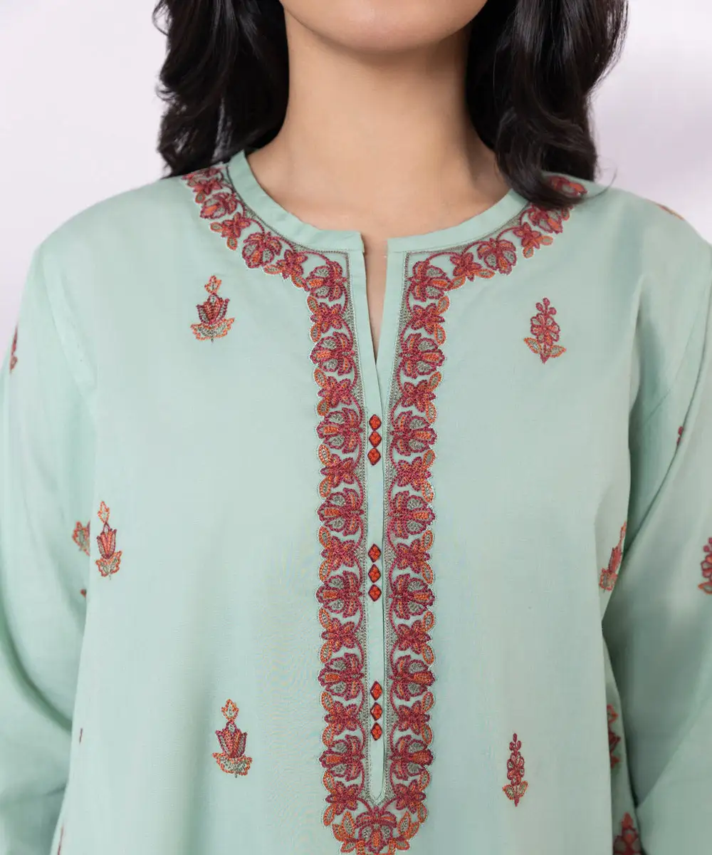 2 Piece - Embroidered Lawn Suit