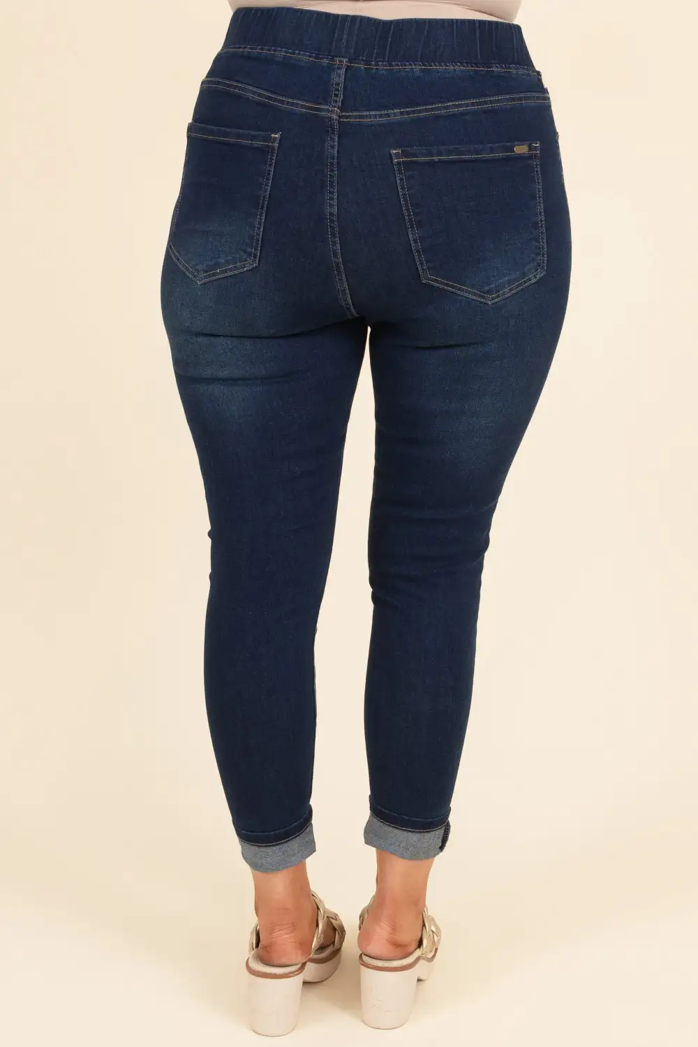 These Are My People Jeggings, Dark Wash