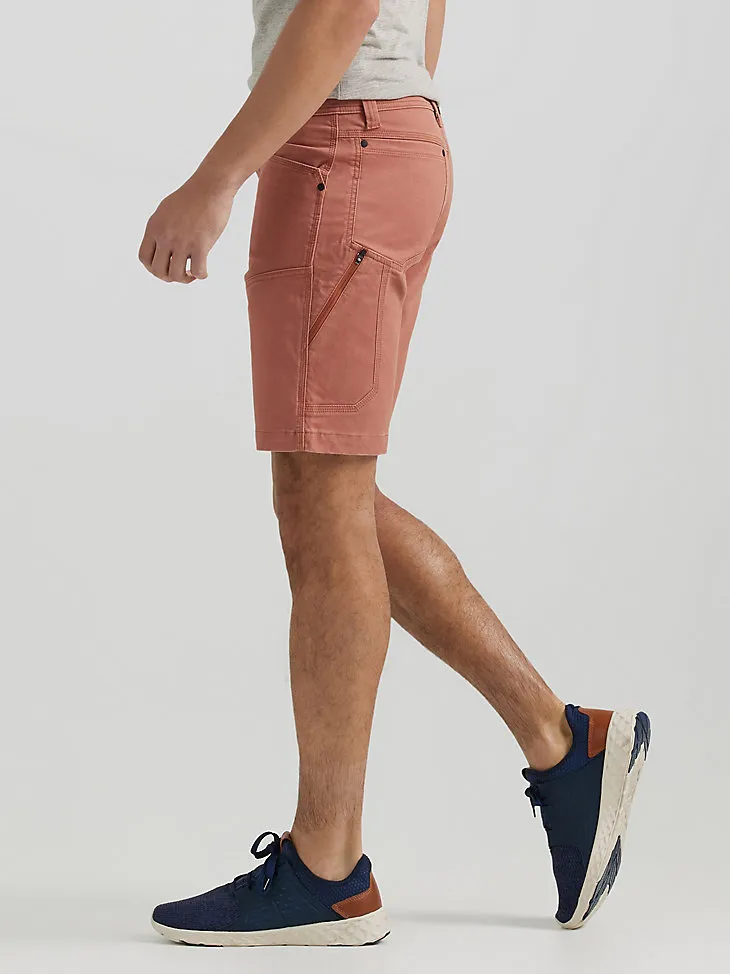 ATG BY WRANGLER™ MEN'S REINFORCED UTILITY SHORT IN COPPER BROWN