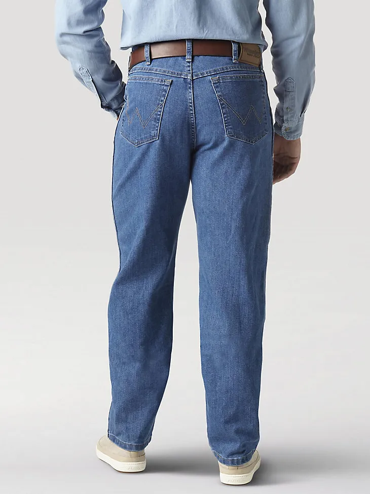 WRANGLER RUGGED WEAR® RELAXED STRETCH FLEX DENIM JEAN - STONEWASHED IN STONEWASHED