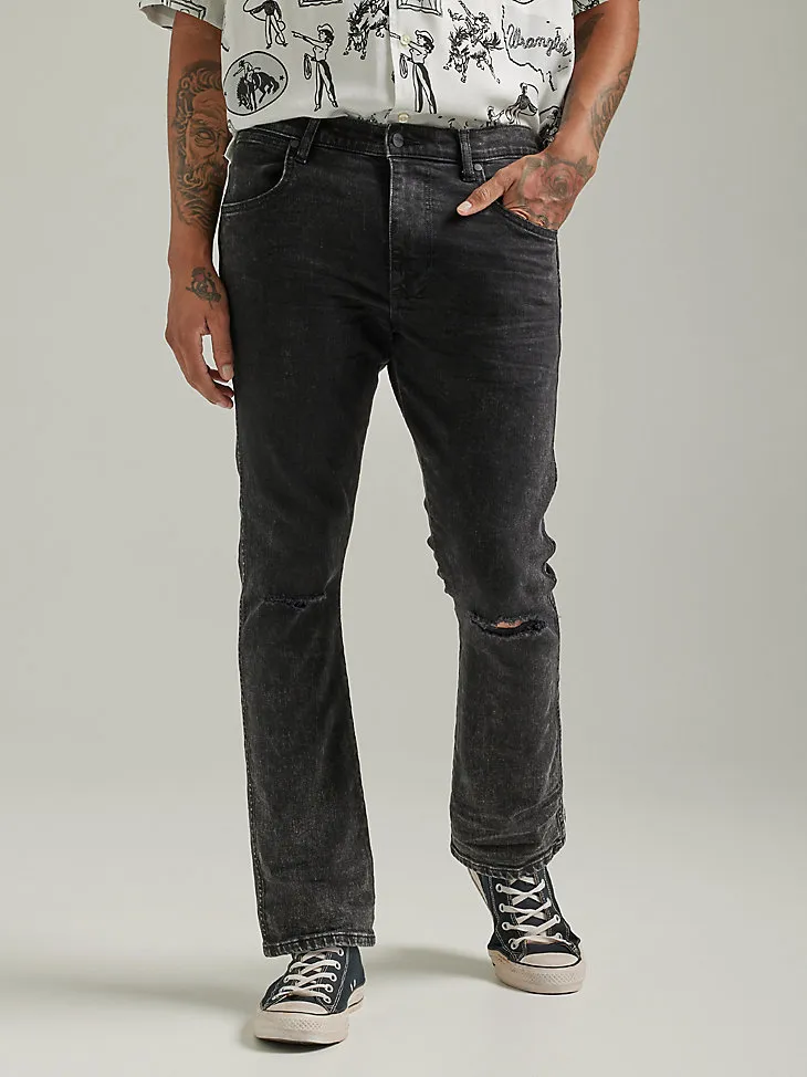 MEN'S DESTRUCTED BOOTCUT JEAN IN HARD DAYS NIGHTS