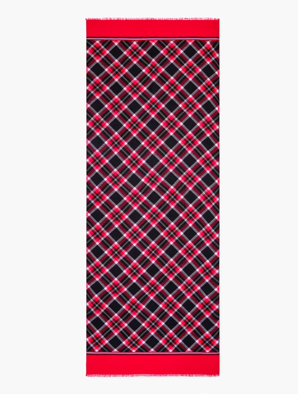 Nutcracker Plaid Oblong Scarf