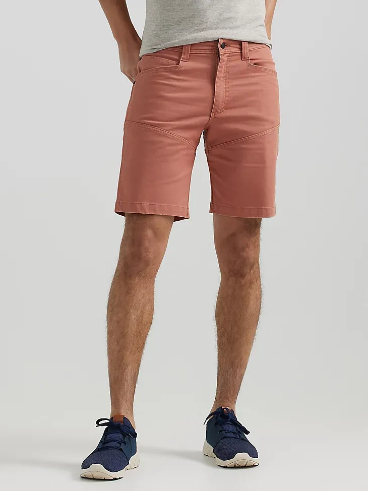 ATG BY WRANGLER™ MEN'S REINFORCED UTILITY SHORT IN COPPER BROWN