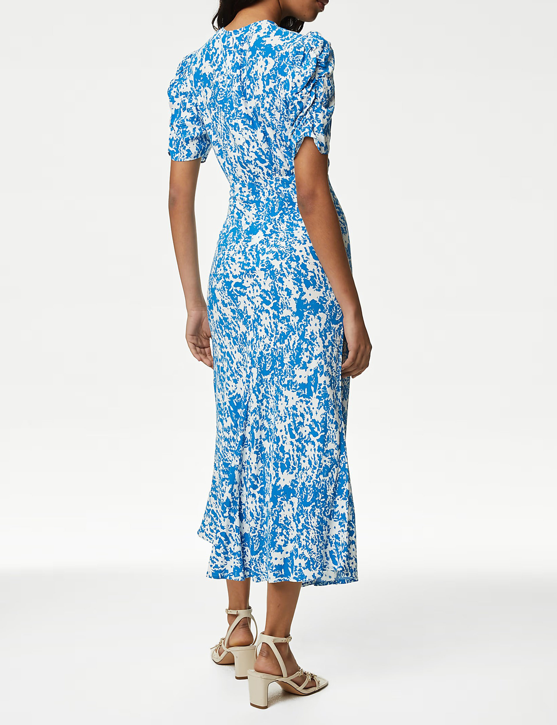 Printed Midaxi Tea Dress