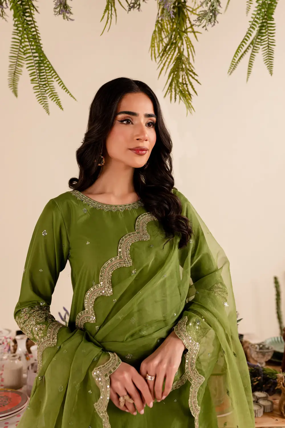 Amaya 3Pc - Embroidered Lawn Dress