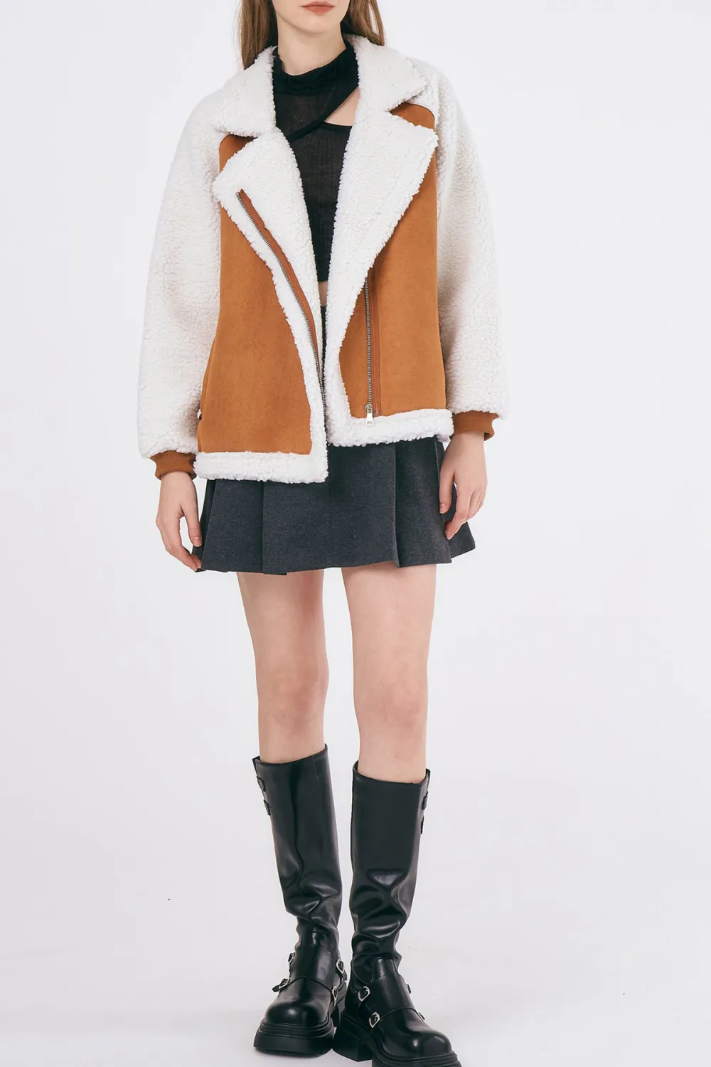 Gianna Faux Shearling Jacket