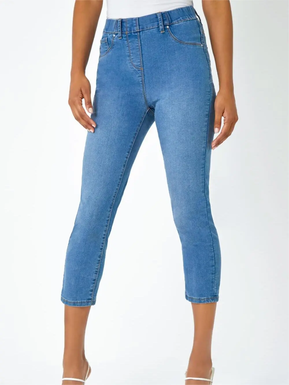 Fashion skinny cropped jeans