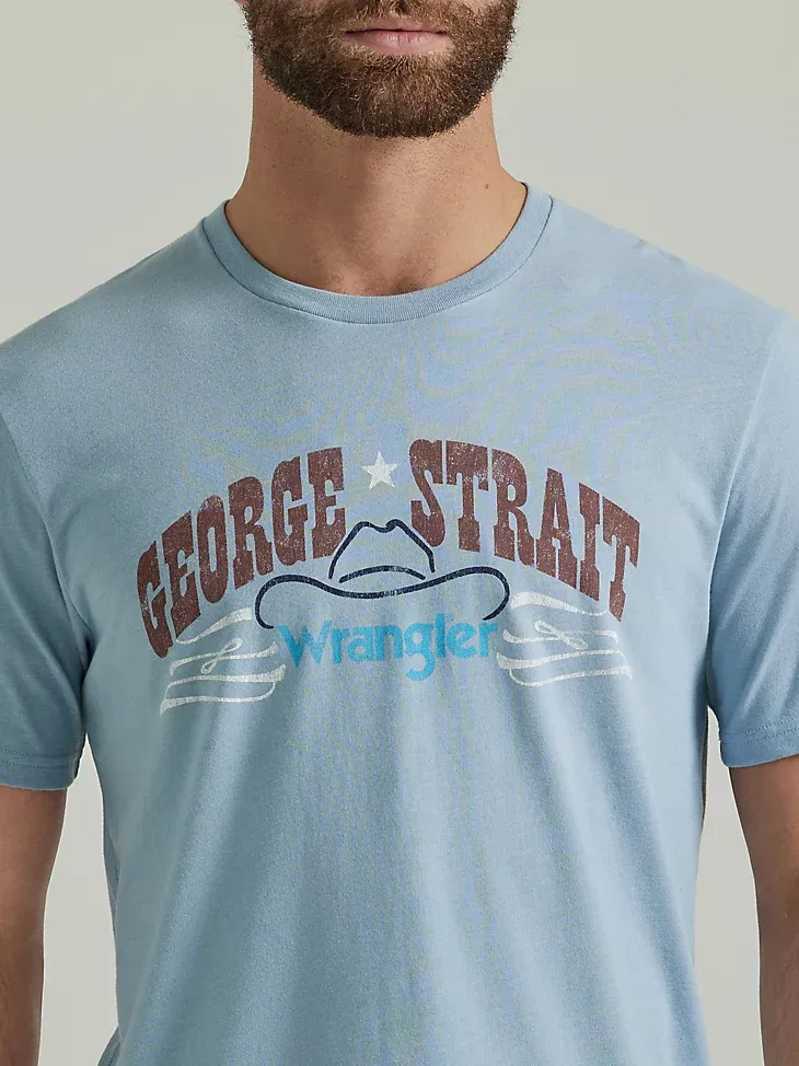 MEN'S GEORGE STRAIT SHORT SLEEVE GRAPHIC T-SHIRT IN PORT