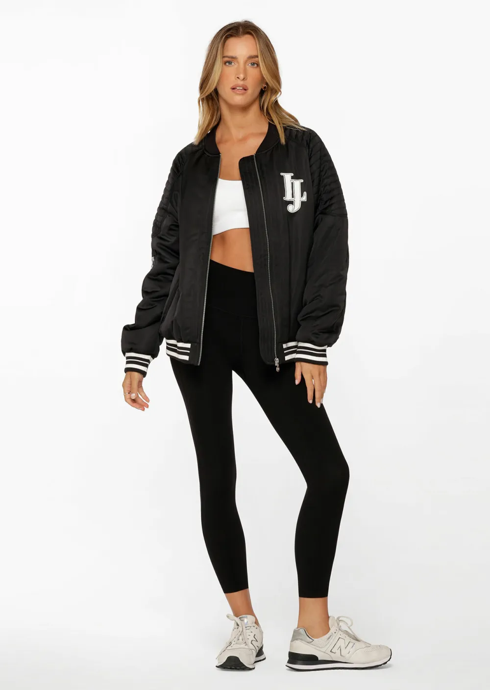 Double Time Quilted Bomber Jacket