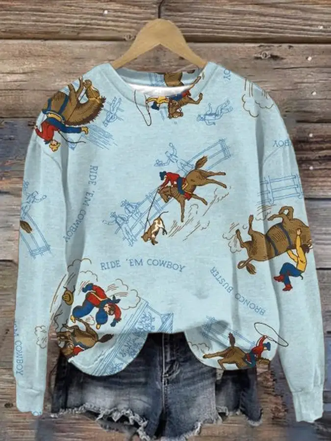 🔥Buy 3 Get 10% Off🔥Women's Western Retro Casual Sweater